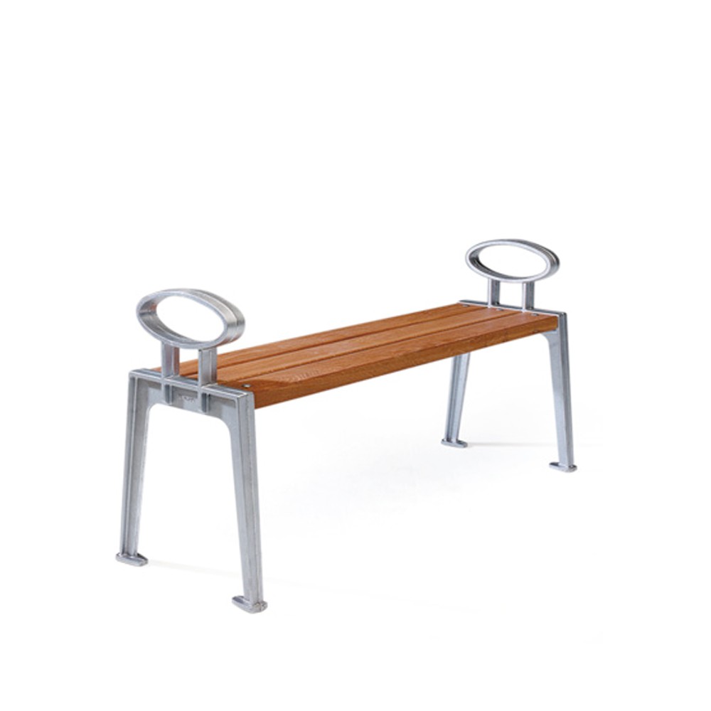Banco Skillinge.jo{font-size:18px}Roble aceitado, soporte de aluminio en bruto