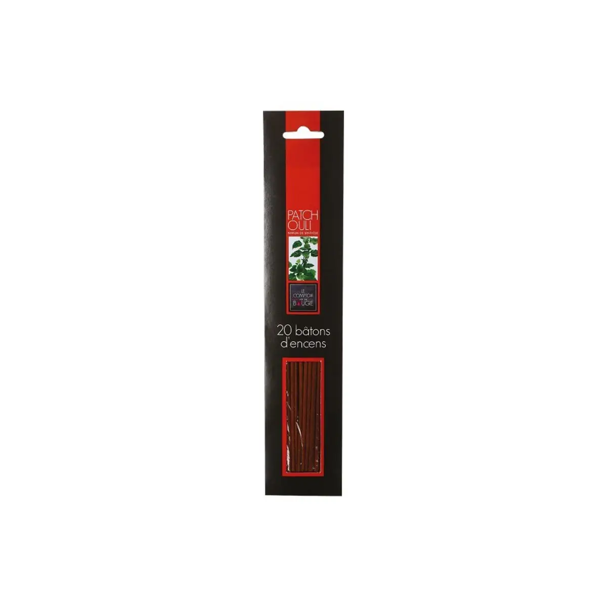 Lot de 20 Bâtons d’Encens 25cm Patchouli
