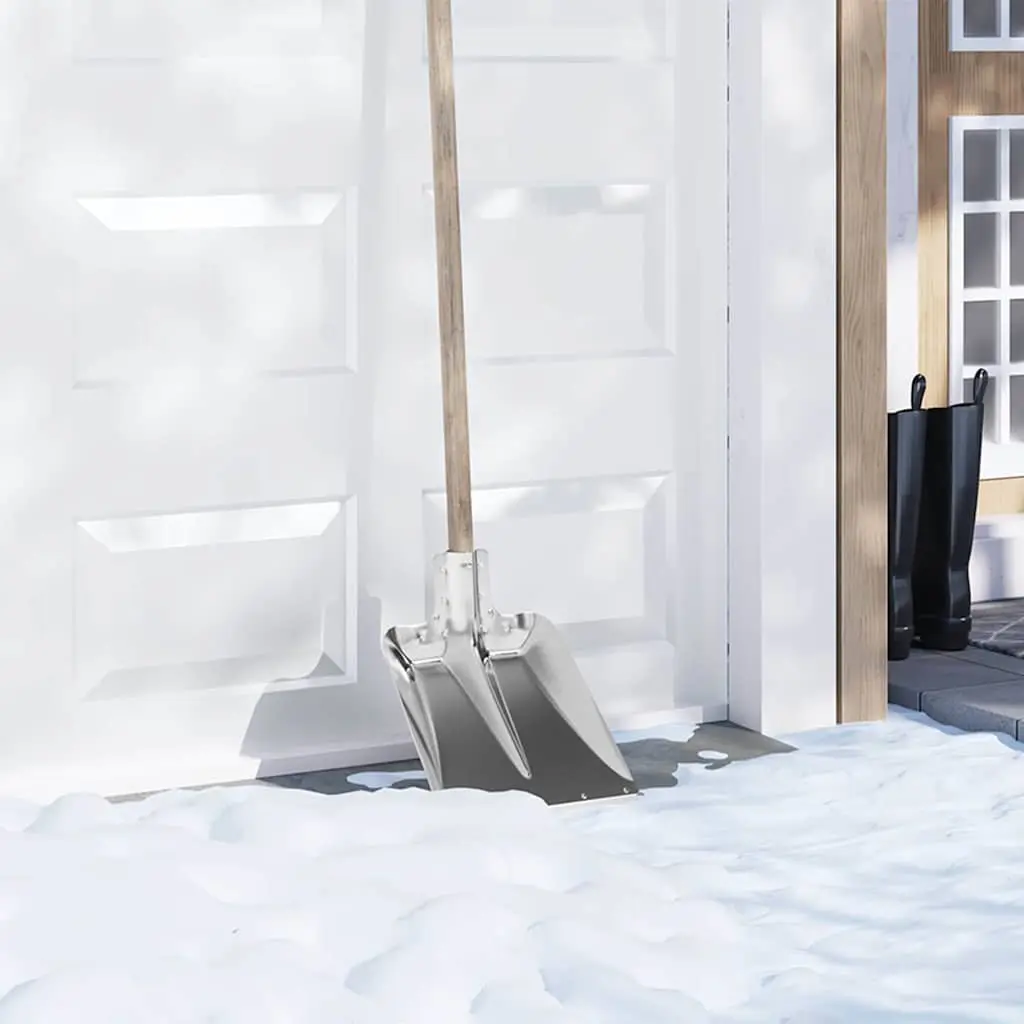 Lot de 4 Têtes de Pelle Aluminium Jardin Neige Sable Polyvalentes 43×32,5 cm – ComfortXL Outdoor Living
