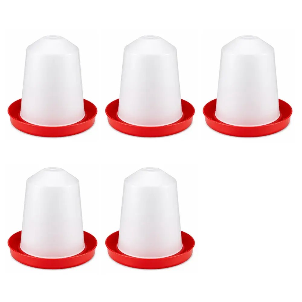 Lot de 5 Abreuvoirs siphoïde plastique 1,5 L River Systems