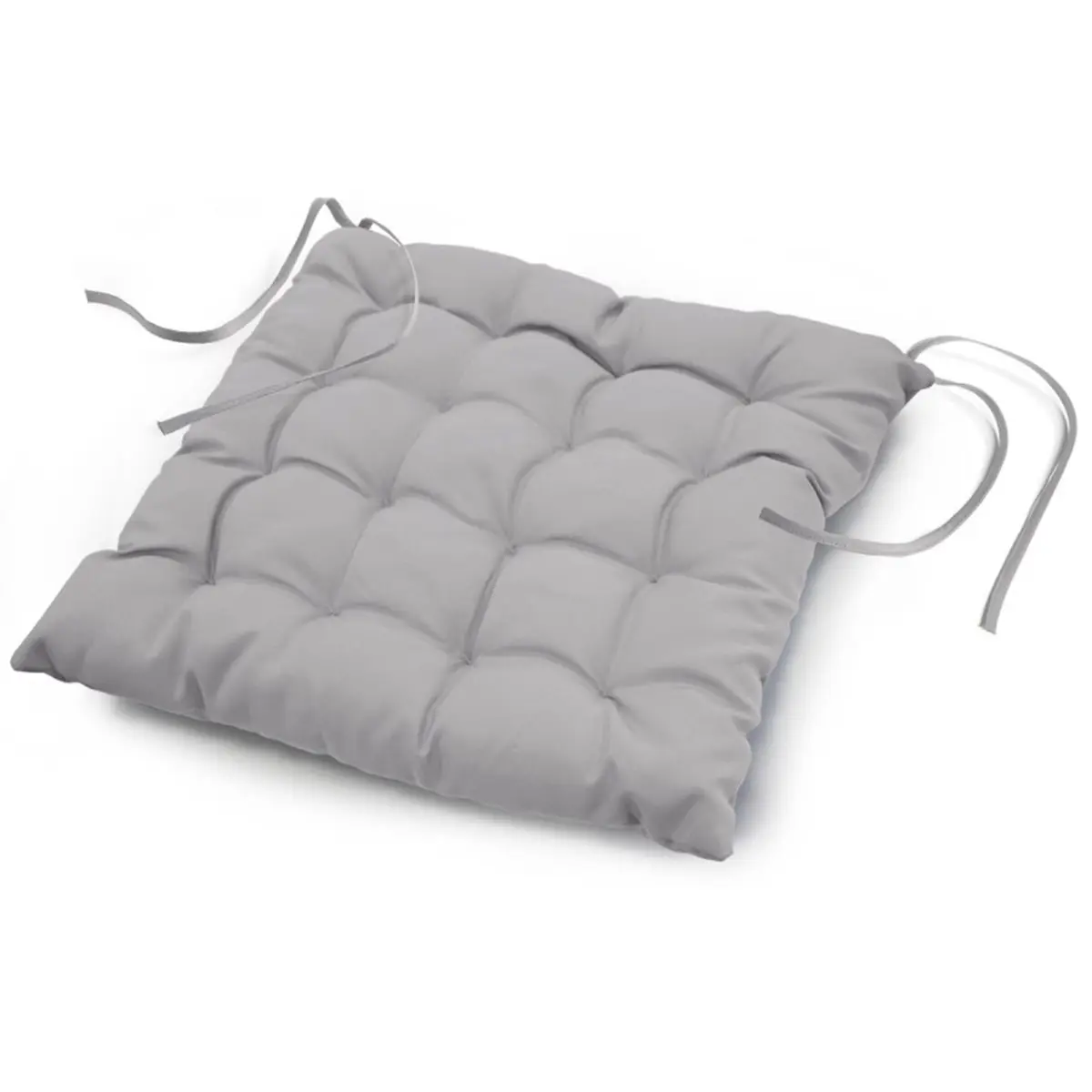 Galette de Chaise Matelassée «Essentiel» 40x40cm Gris