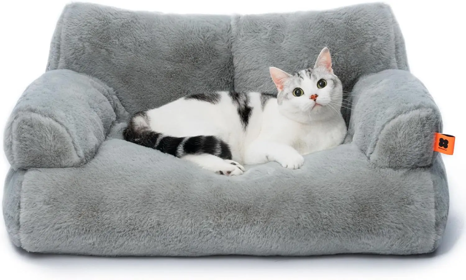 Grand lit pour Chat, 66 x 48 cm Gris