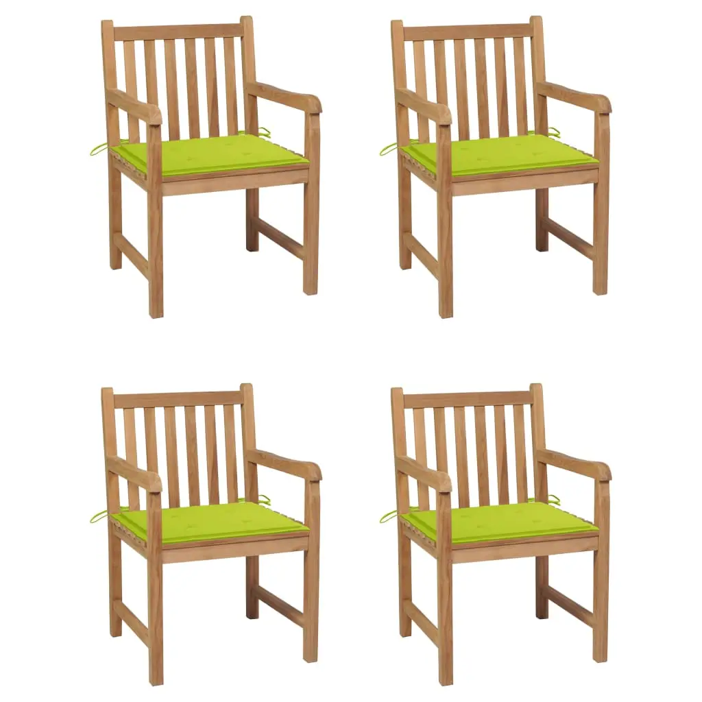 Lot de 4 Chaise bois composite Breckenridge vert vif 58 X 60 X 90 cm – Prolenta Premium