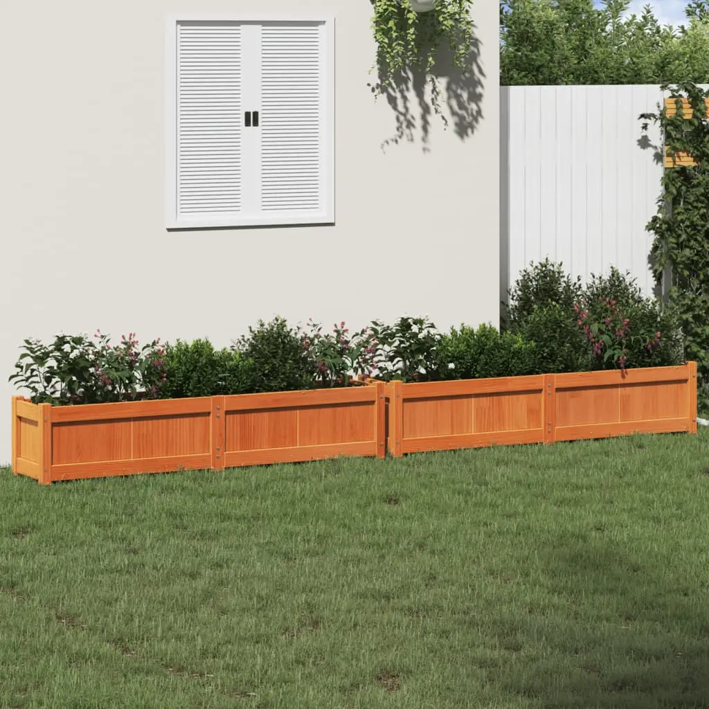 Lot de 2 Jardiniere plastique Hoffman Estates Naturel 150 X 31 X 31 cm – P87211N