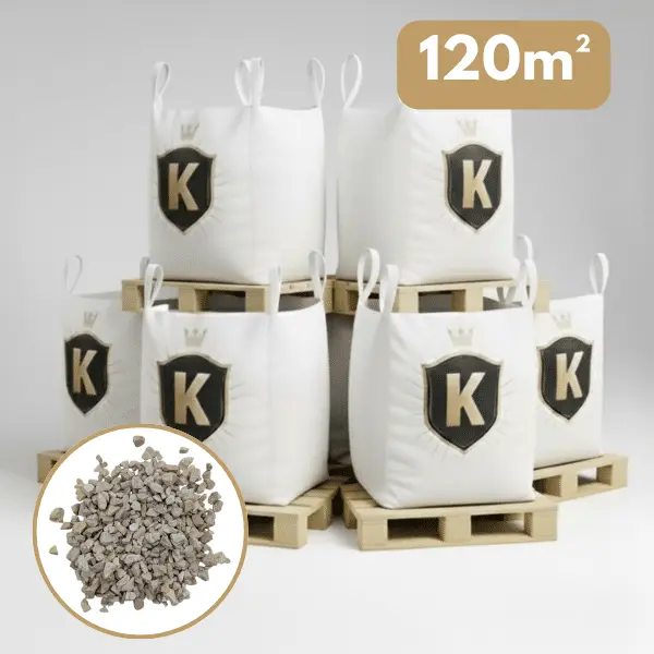 Gravillons calcaire blanc 6/16 mm – Pack 6 Big Bag +/