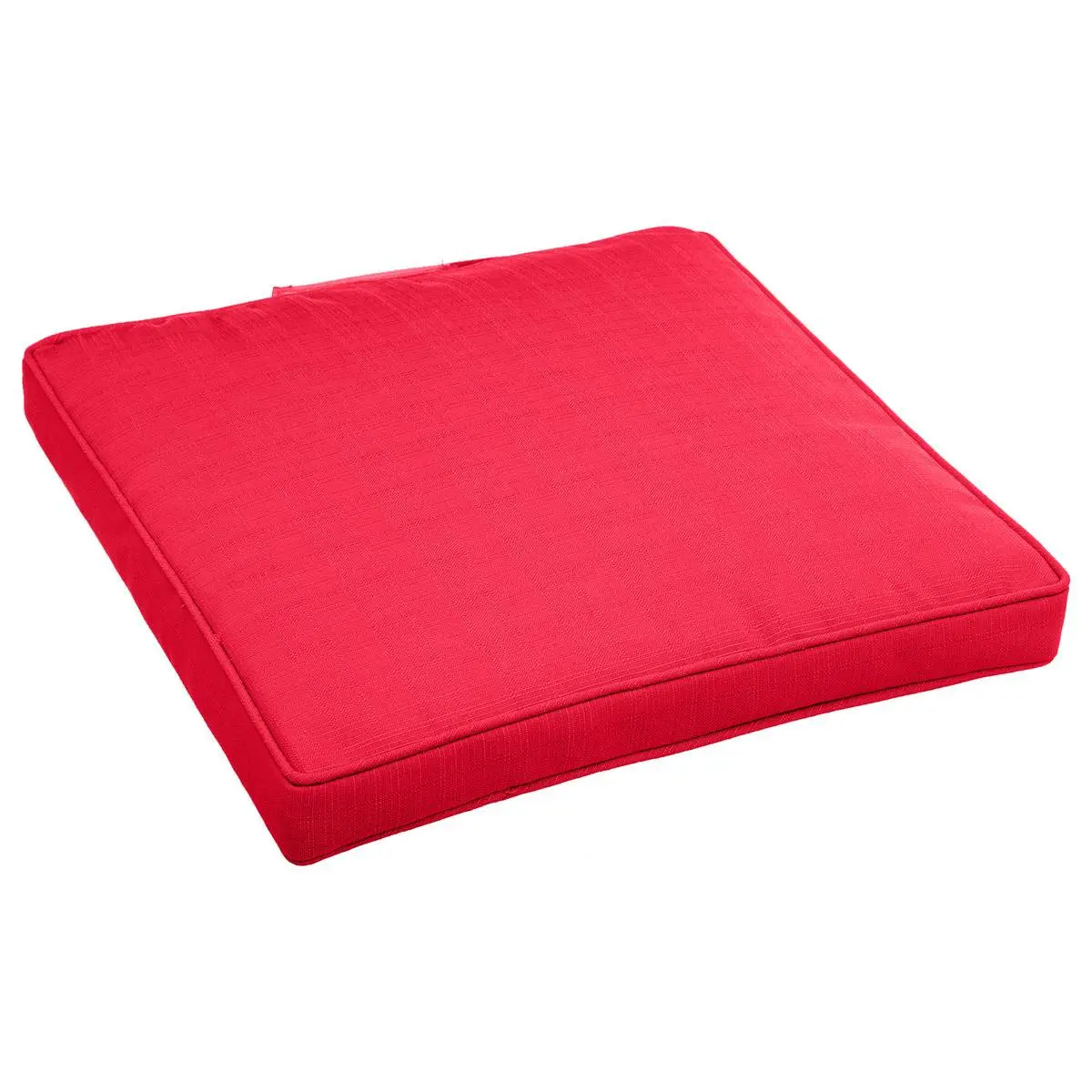 Galette de chaise à scratch «Korai» grenade 40x40x4cm en polyester Hespéride