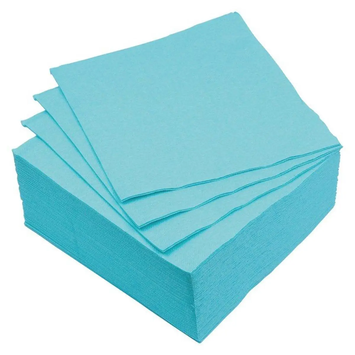 Lot de 40 Serviettes en Papier «Vitamine» 25x25cm Bleu