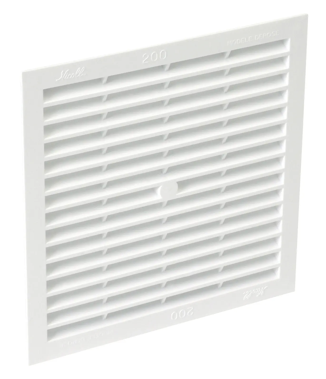Grille de ventilation carrée à visser ou à coller type 200cm2