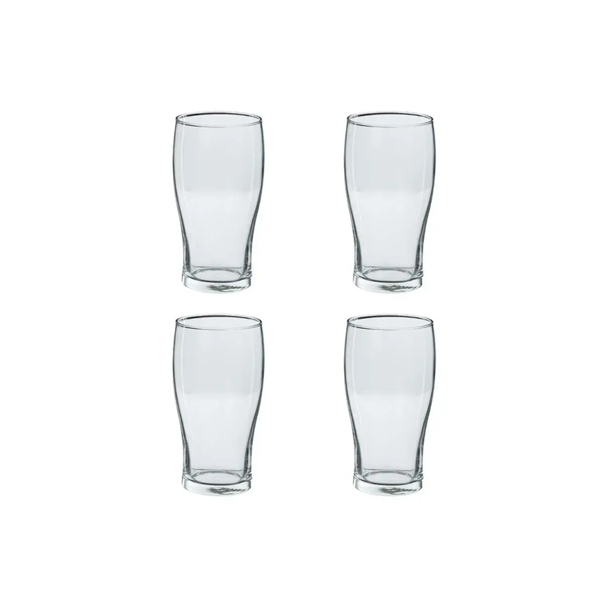 Lot de 4 Verres à Bière «Pinte» 57cl Transparent