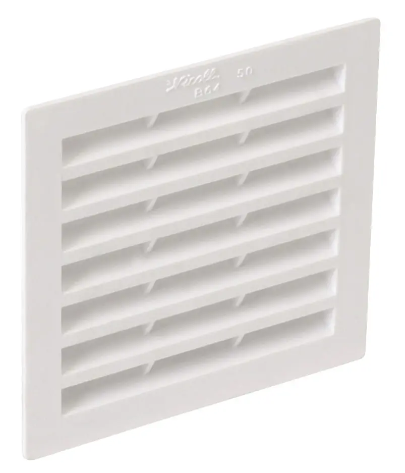 Grille de ventilation carrée à visser ou à coller type 50cm2