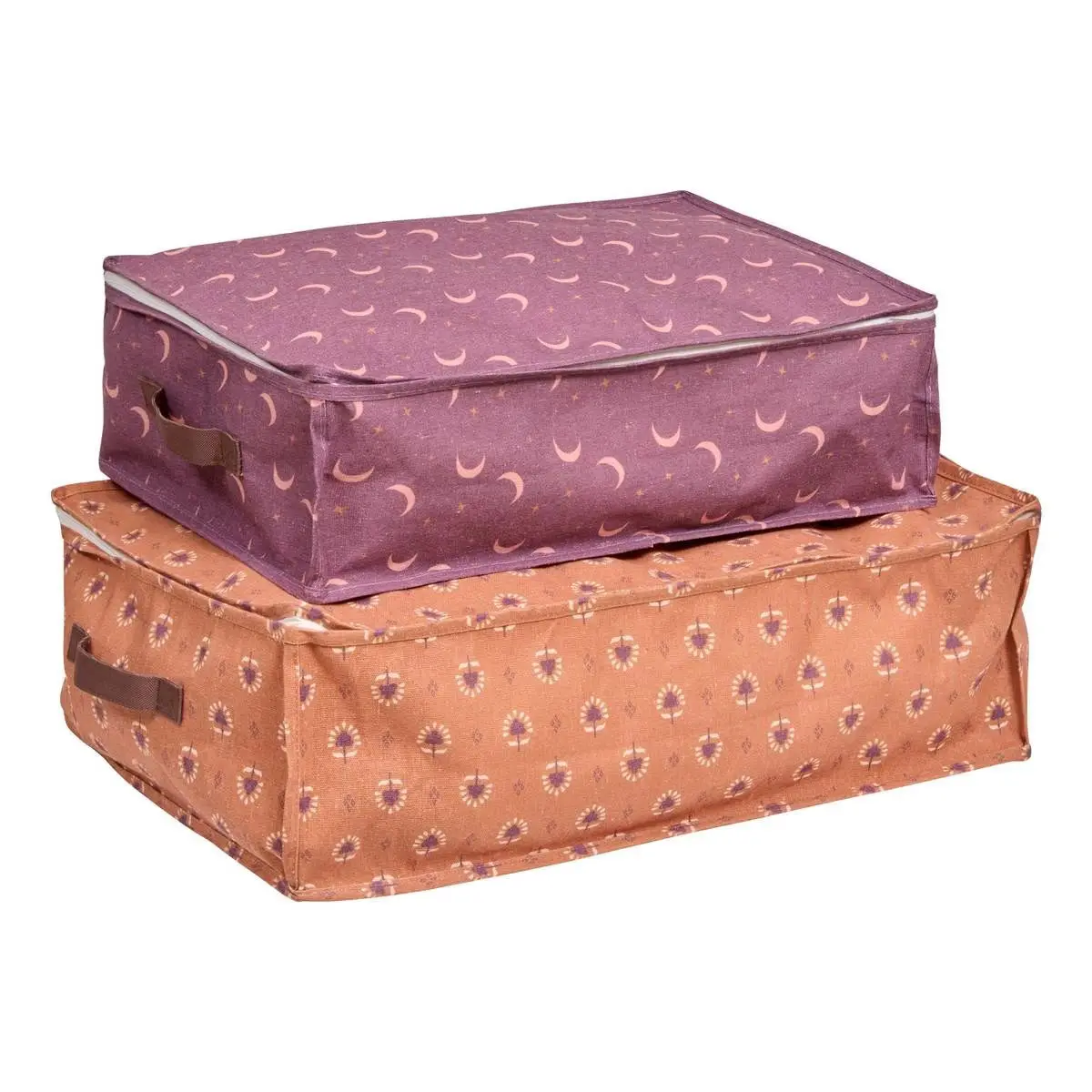Lot de 2 Housses de Rangement Nomade «Zippy» 60cm Multicolore