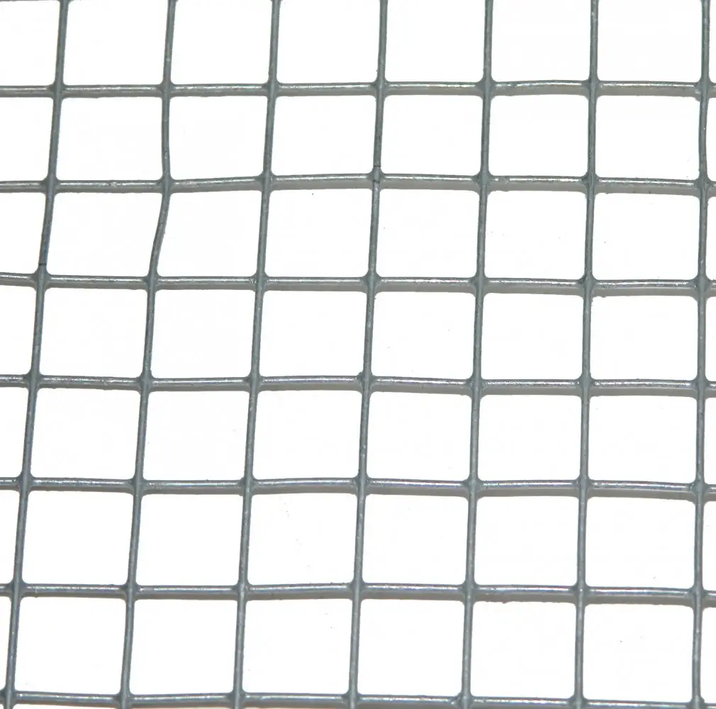 Grillage pour animaux soudé gris, H.0.5 x L.10 m, maille H.12 x l.12.7 mm Centrale Brico