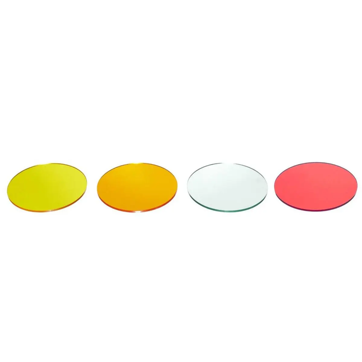 Lot de 4 Dessous de Verre «Colores» 10cm Multicolore