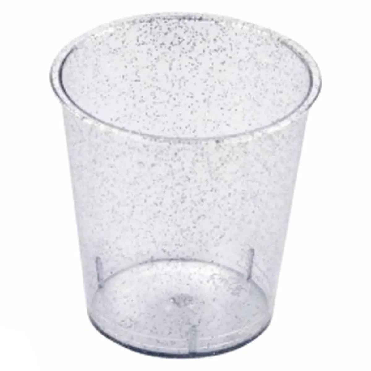 Lot de 40 Verrines en Plastique Réutilisable «Paillettes» 3cl Or