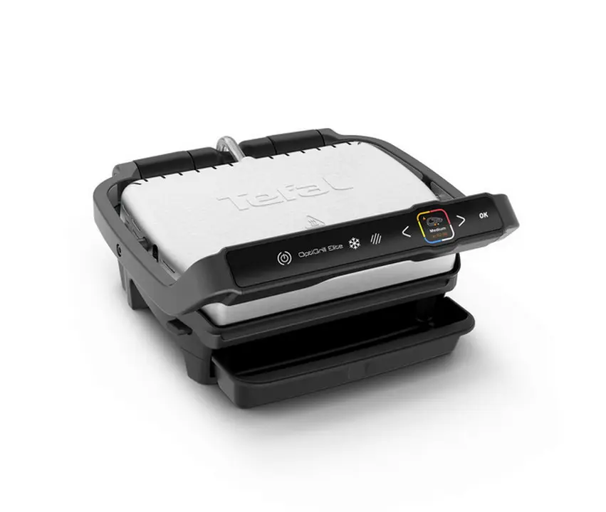 Grill viande 2000w inox/noir GC750D12 Tefal