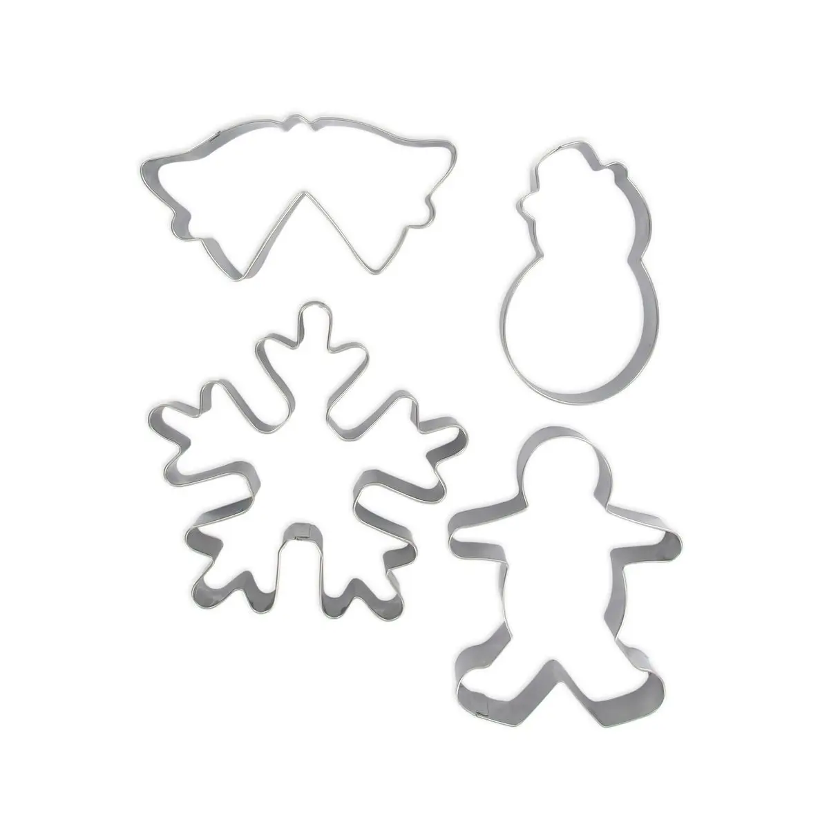Lot de 4 emporte-pièces de Noël Zenker Emporte-pièces
