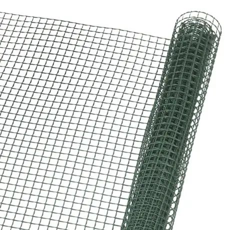 Grillage plastique pour animaux 10 x 10 mm, Hauteur 1 m, Couleur Vert