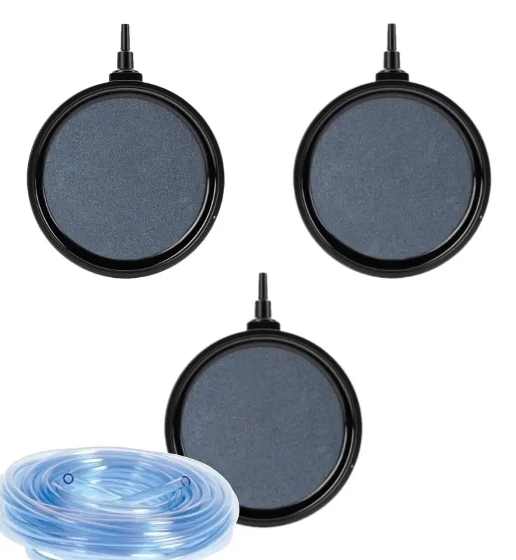 Lot De 3 Diffuseurs D’Air, PREMIUM, 10 cm +25m tuyau Bassins De Jardin