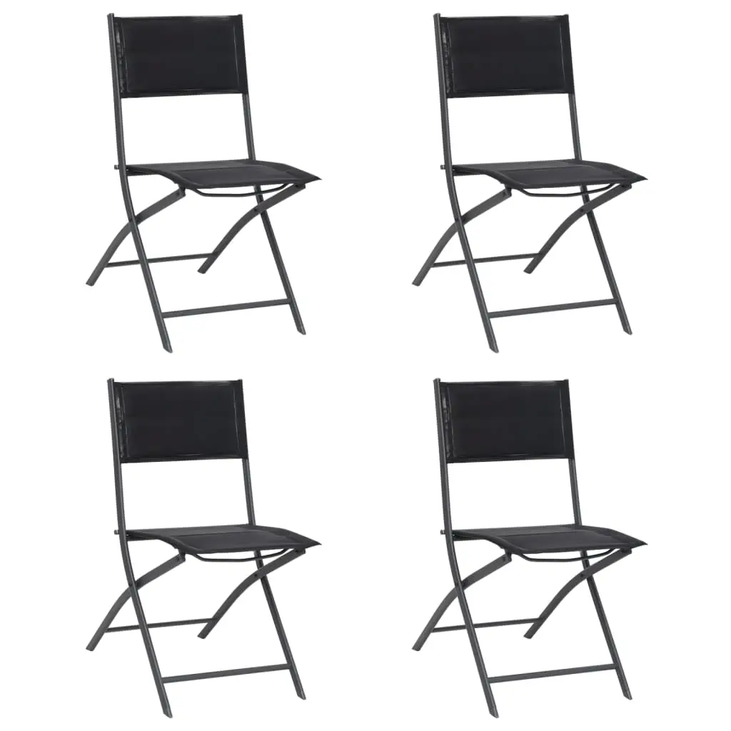 Lot de 4 Chaise bois composite Ingjerd Noir 45 X 54 X 86 cm – P87209N