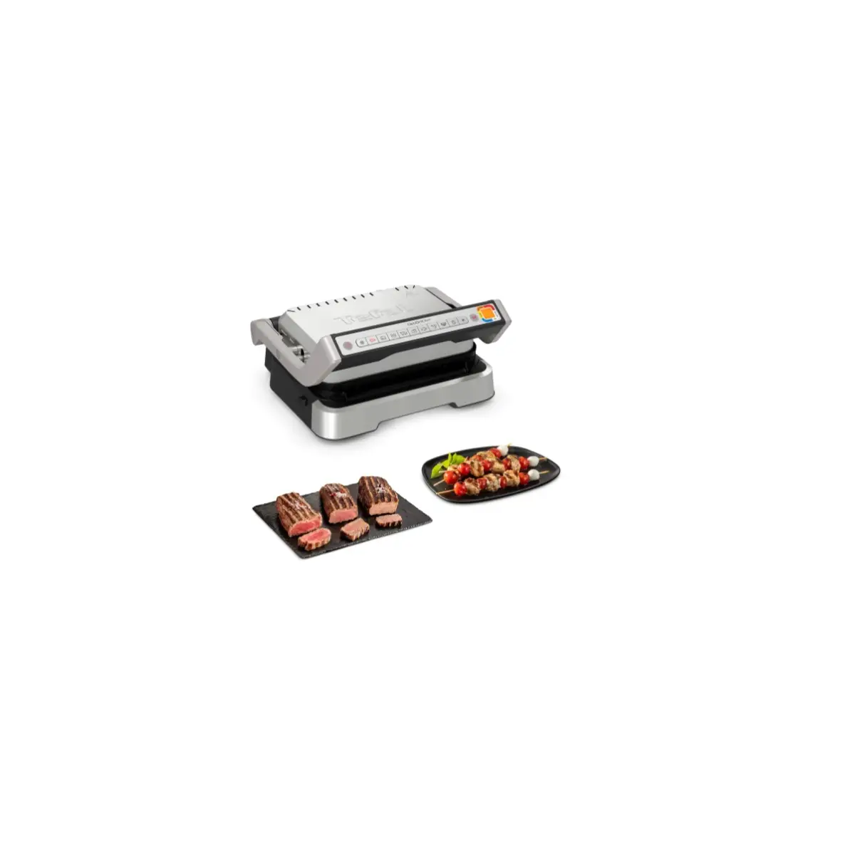 Grill viande 2100w acier inoxydable GC772D10 Tefal