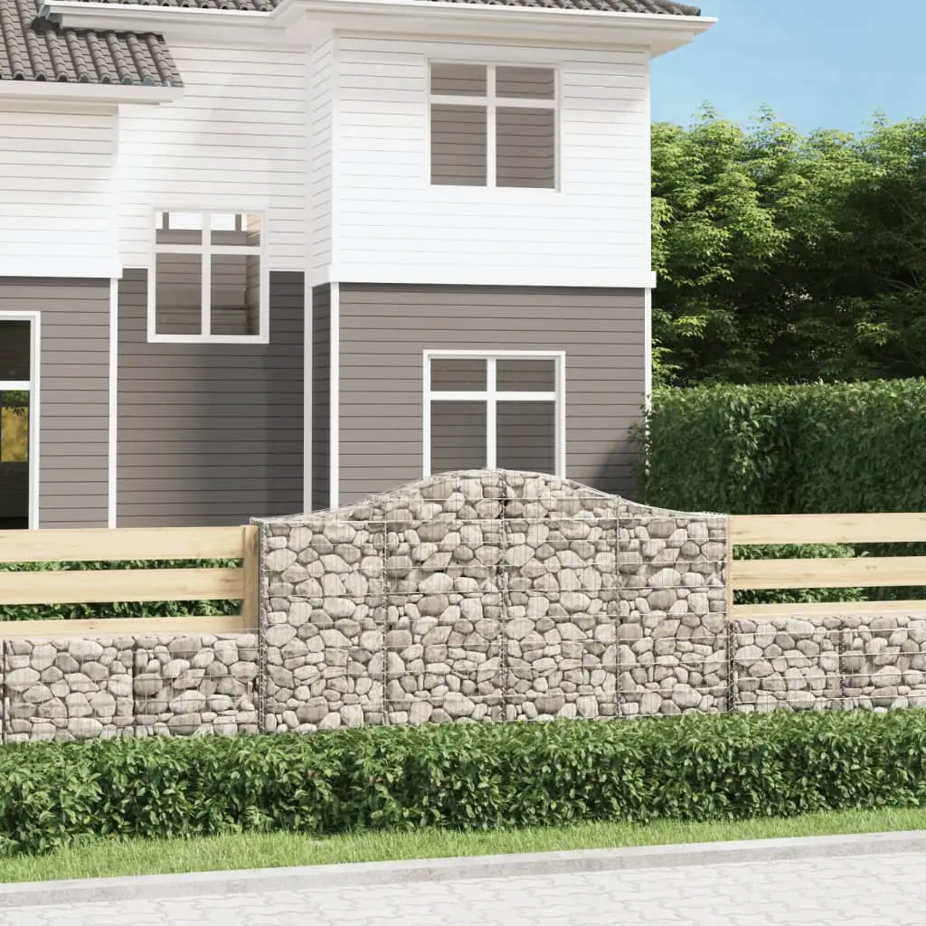Lot de 30 Gabion Geel Naturel 200 X 30 X 120/140 cm – P87209N