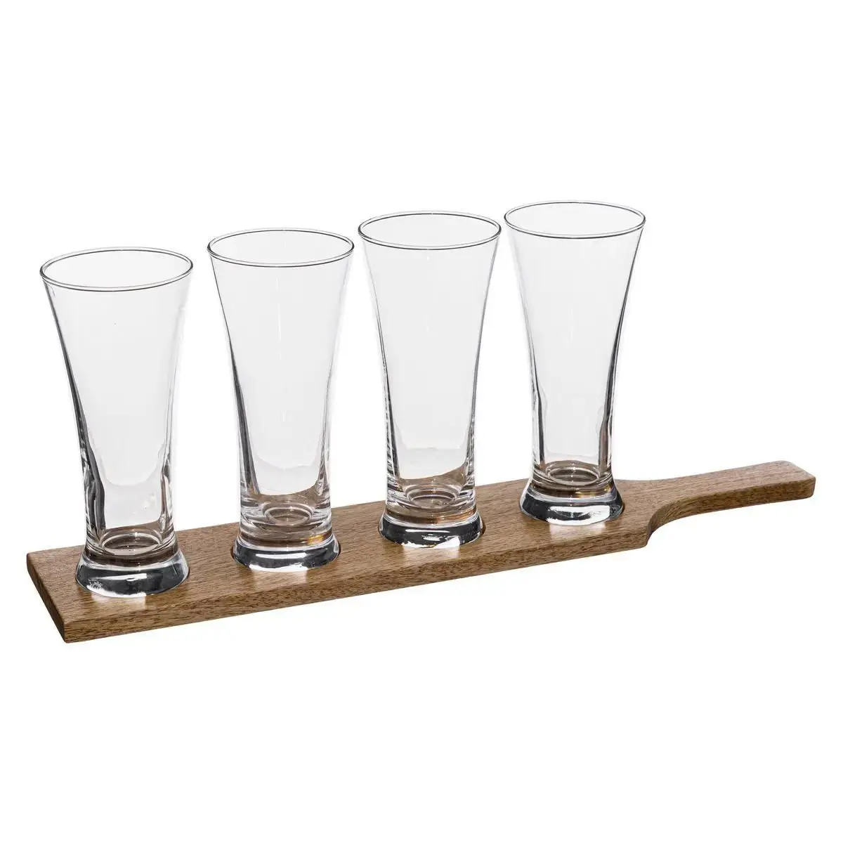 Lot de 4 Verres à Bière & Rack «Victor» 27cl Transparent