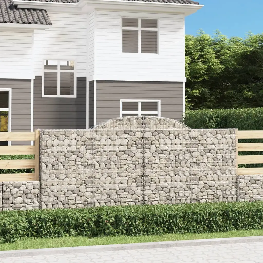 Lot de 2 Gabion Prolenta Naturel 300 X 30 X 140/160 cm – P87209N