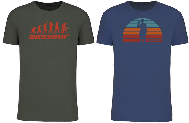 Lot de 2 t-shirt de travail BOSSEUR Evo Lichen S – 12229-001