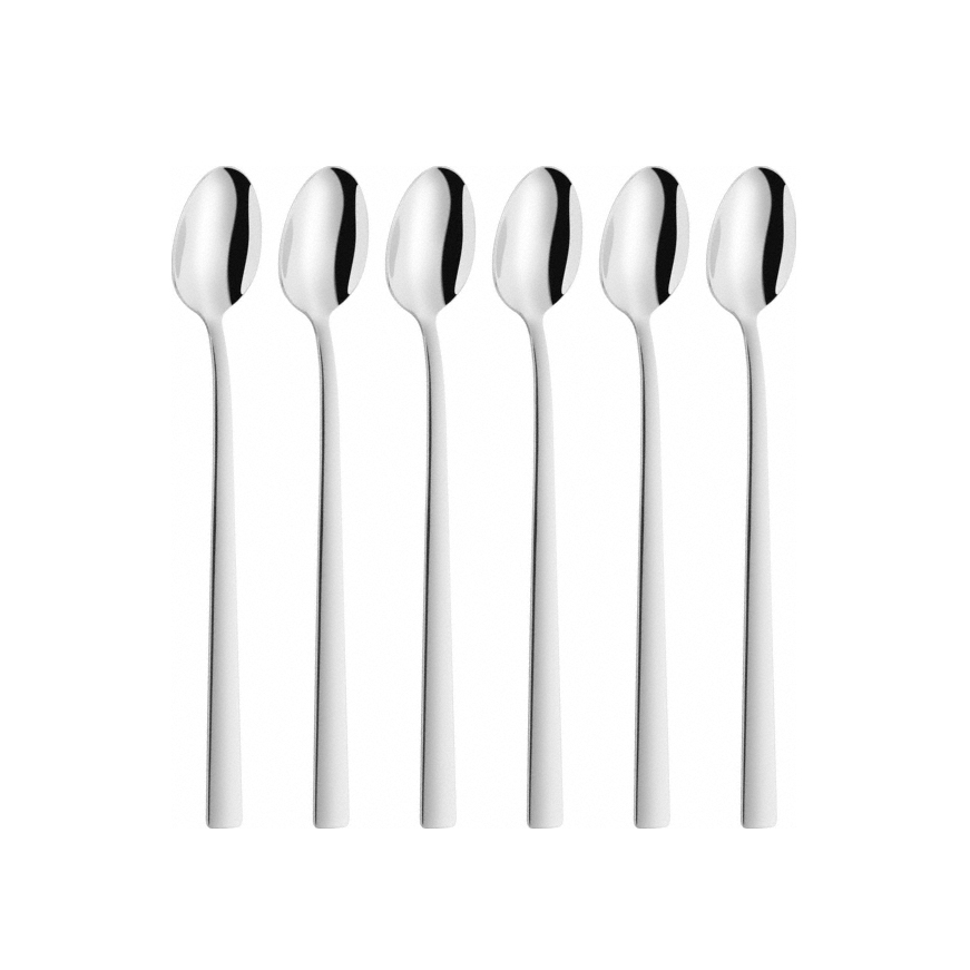 6 Cucharas alargadas para bebidas Zwilling Dinner.iy{font-size:18px}acero inoxidable