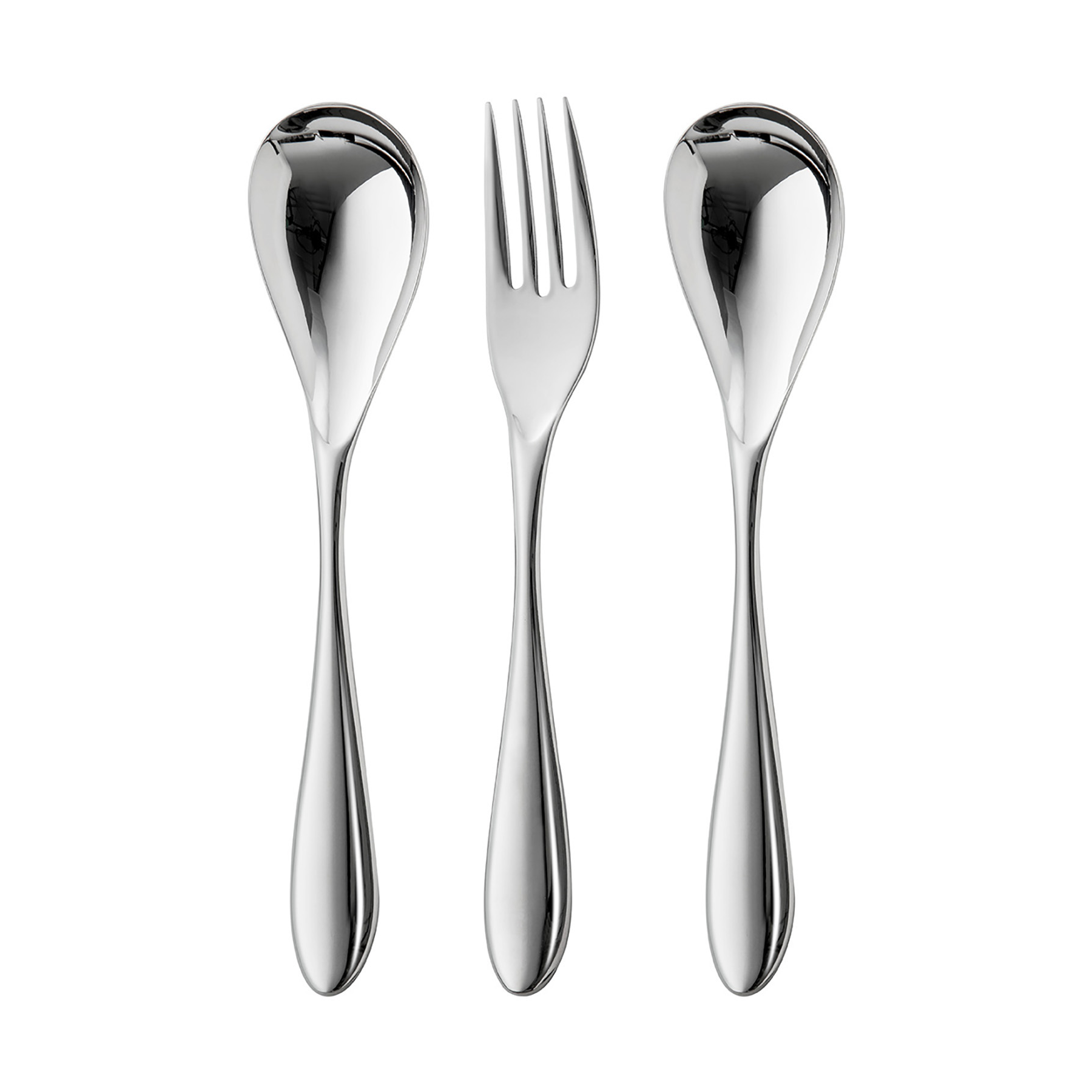 3 Cubiertos de servir Bourton Bright.jr{font-size:18px}acero inoxidable