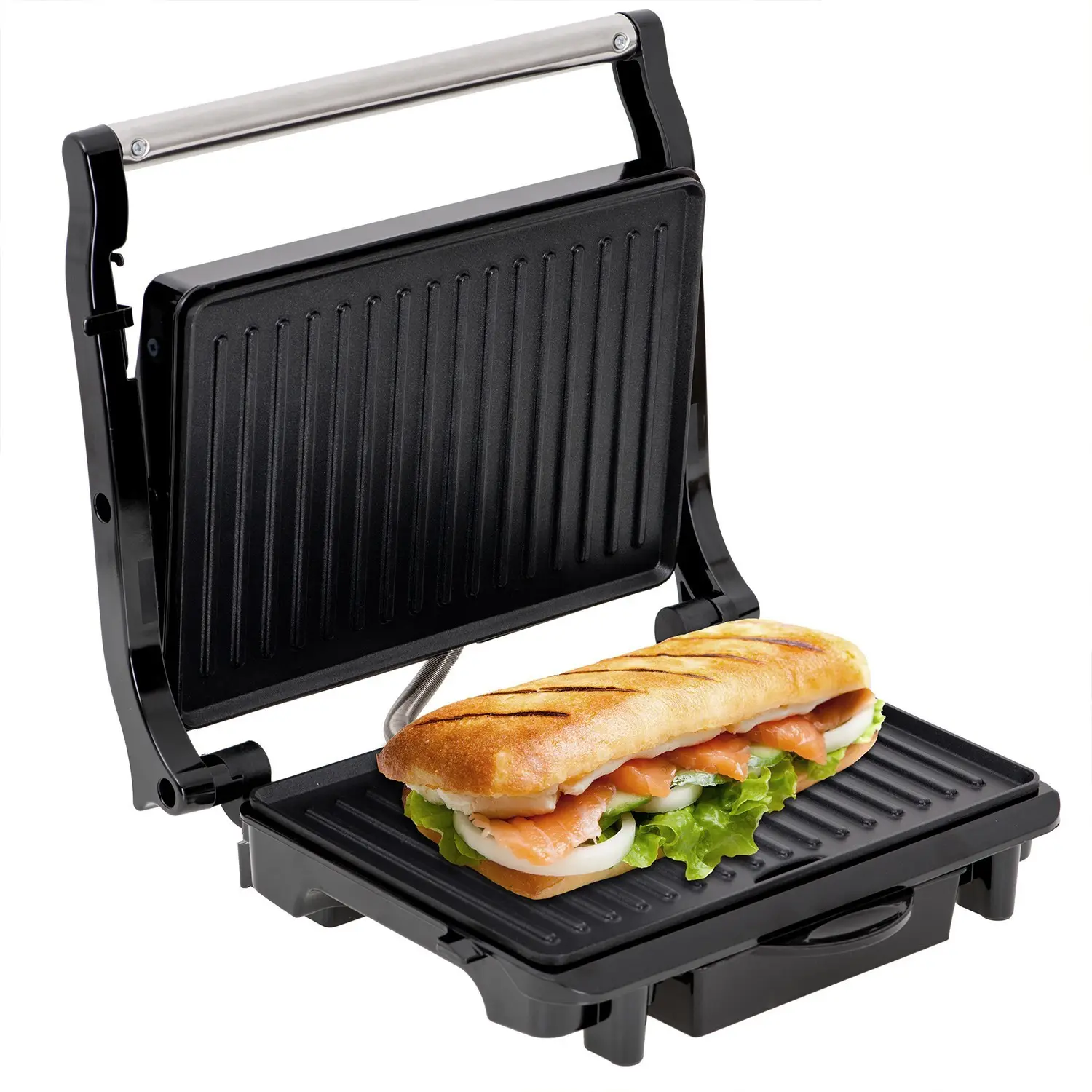 Grill électrique Camry CR 3044, 2100W avec révêtement antiadhésif + Bac à graisse