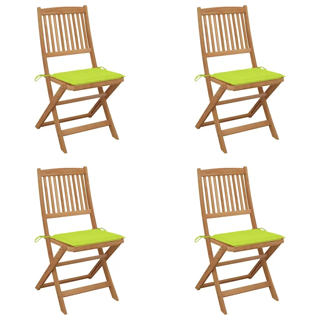 Lot de 4 Chaise bois composite Bellavary Vert 48,5 X 57 X 91 cm – P87209V