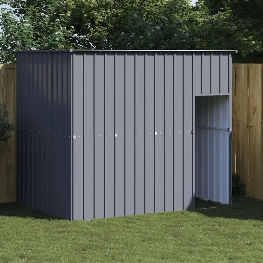 Grande niche pour chien acier galvanisé avec toit extérieur Anthracite – ComfortXL Pet Living