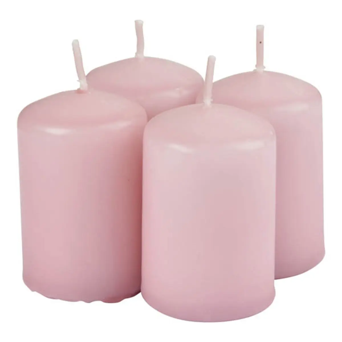 Lot de 4 Bougies Pilier «Essentiel II» 6cm Cerisier en Fleurs