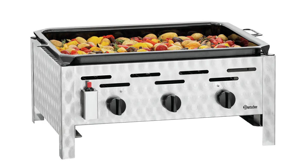 Grill combiné à gaz