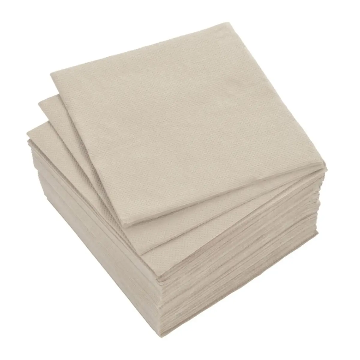 Lot de 40 Serviettes en Papier «Vitamine» 25x25cm Lin