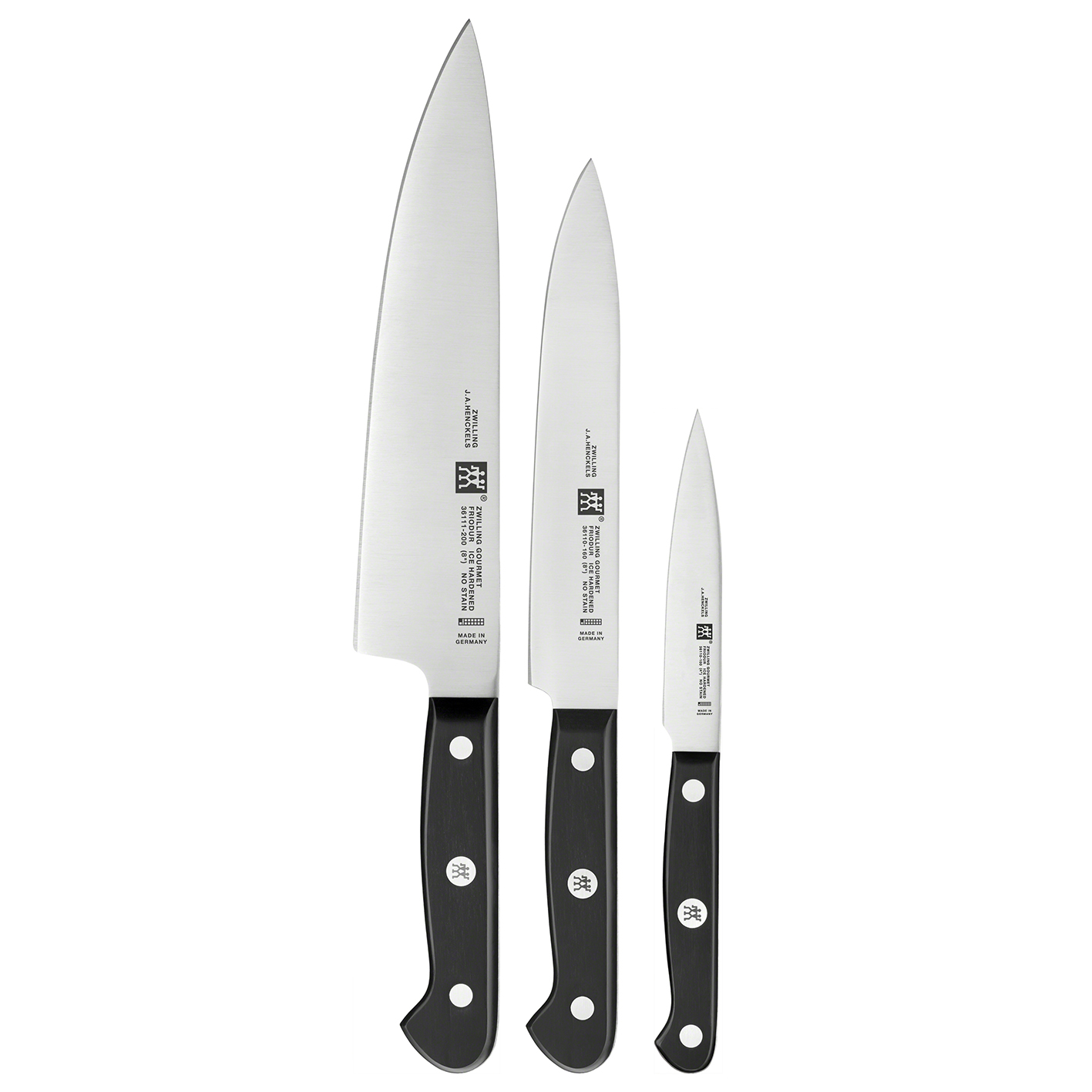 Set de 3 cuchillos de cocina Zwilling Gourmet.js{font-size:18px}3 piezas