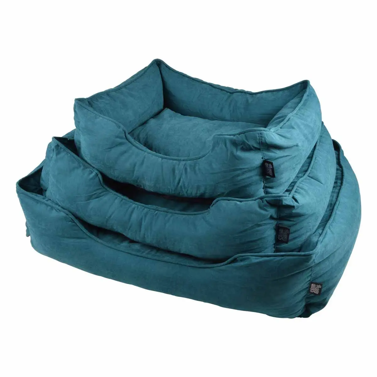 Lot de 3 Paniers pour Chien & Chat «Softy» 73cm Émeraude