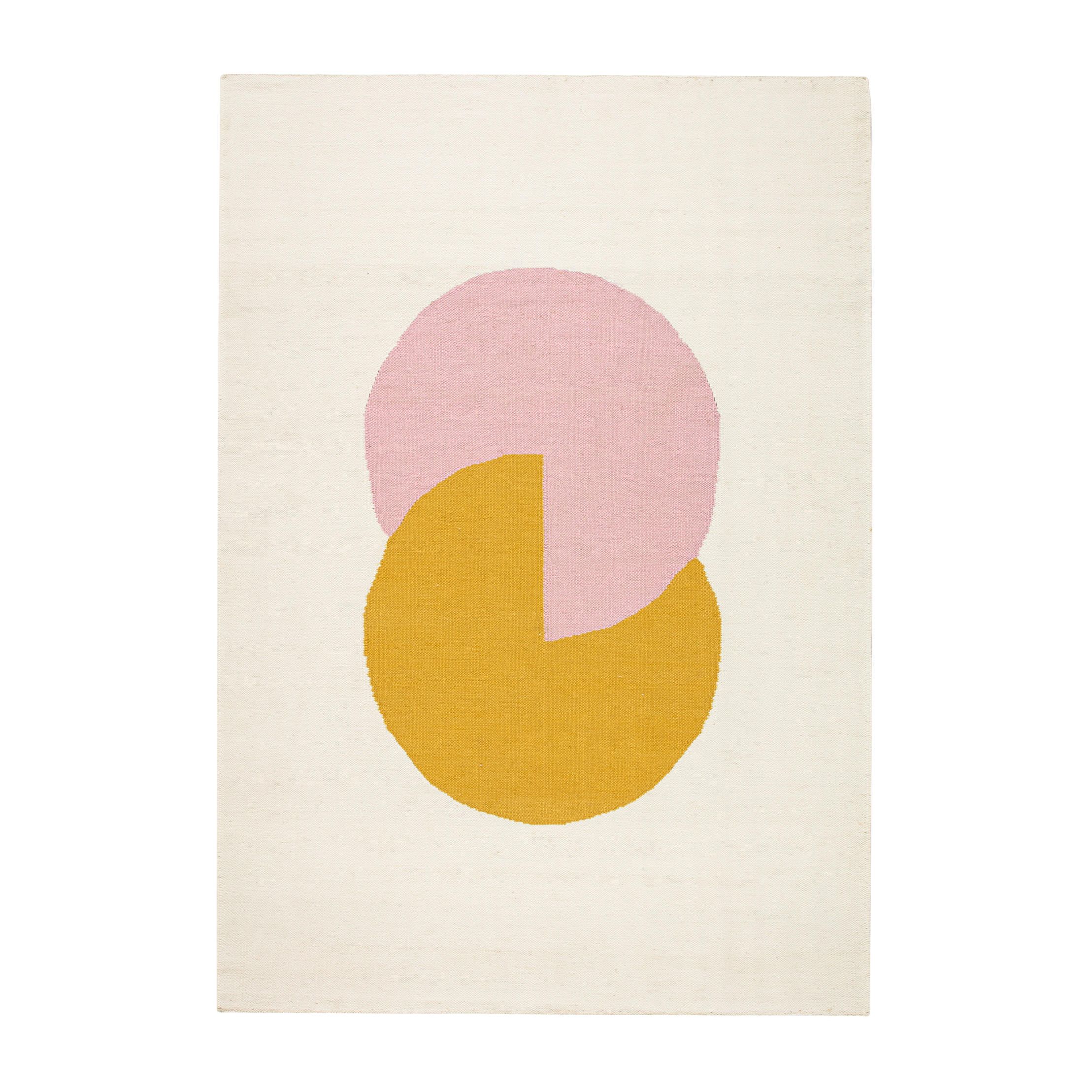 Alfombra kelim Circles blocks rosa.jp{font-size:18px}170×240 cm