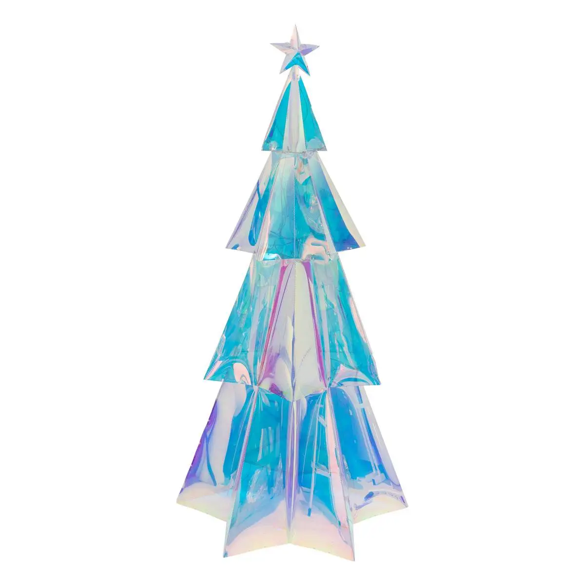 Forme irisée sapin plein H.184cm FEERIC LIGHTS & CHRISTMAS