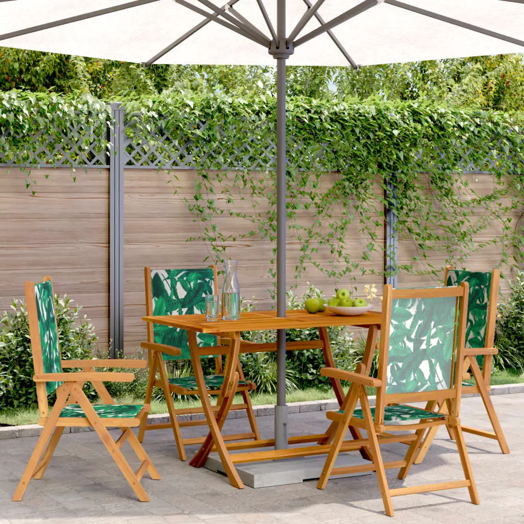 Lot de 4 Chaise bois composite Imanol Vert 57 X 70 X 81-109 cm – P87211V