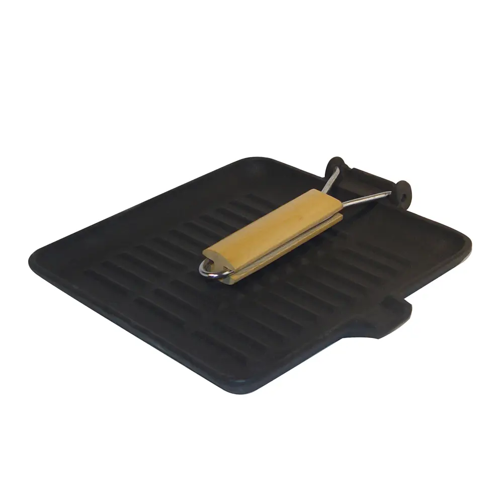 Grill carré fonte 24 x 24 cm