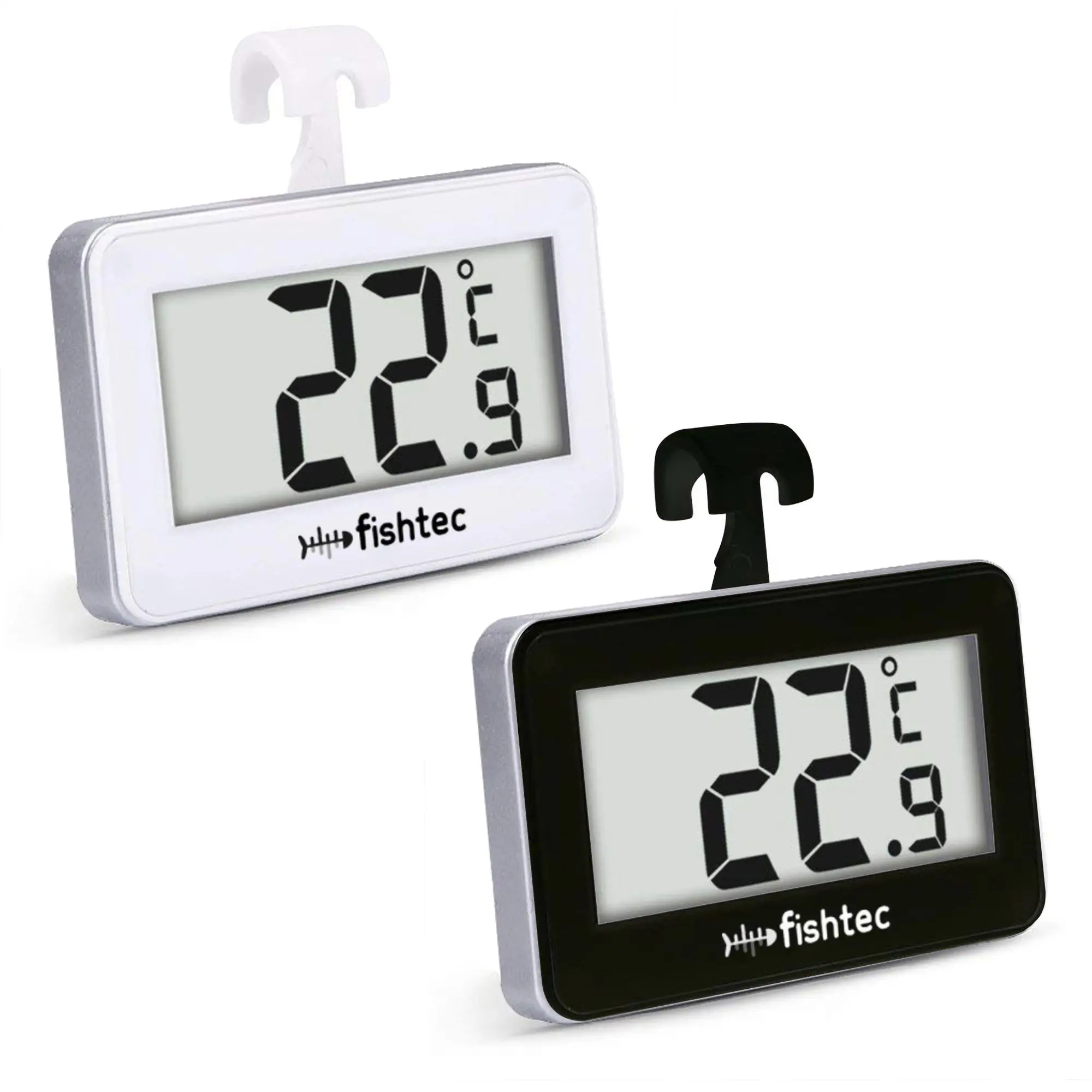 Lot de 2 Thermomètres Digitaux pour Frigo et Congélateur – Écran LCD Grand Affichage – Fixation facile