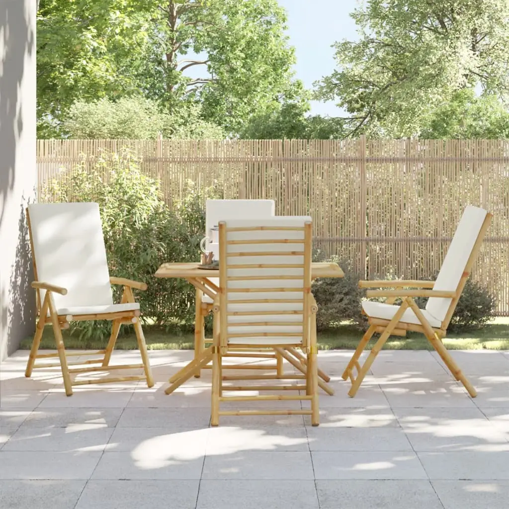 Lot de 4 Chaise bois composite Aasmund Naturel 77 X 55 X 99-110 cm – P87211N