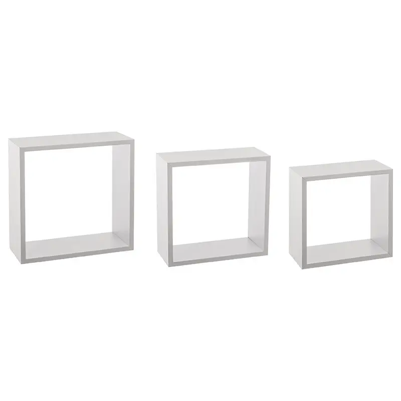 Lot de 3 étagères murales coloris blanc 5five