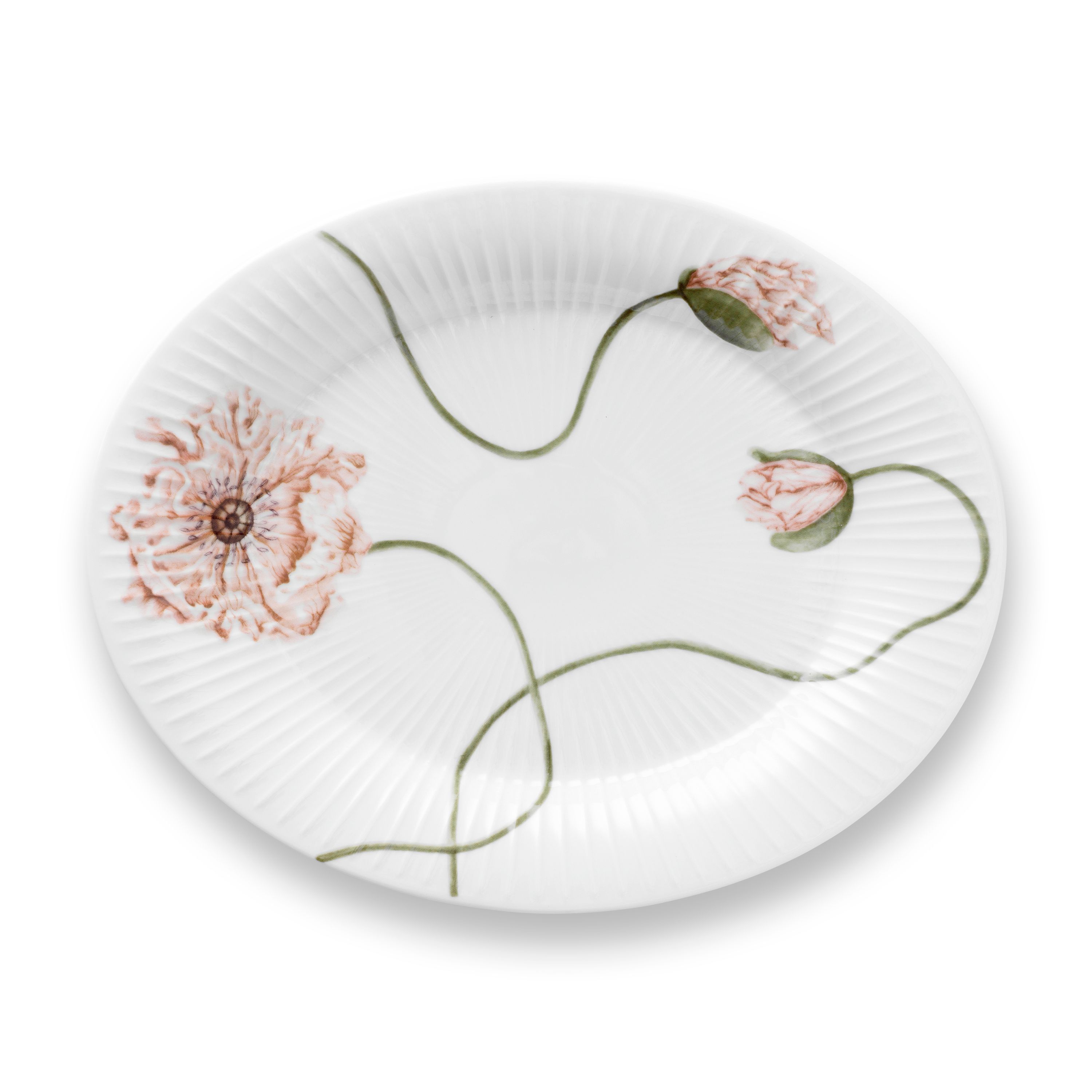 Plato ovalado Hammershøi Poppy 22,5×28,5 cm.jq{font-size:18px}blanco