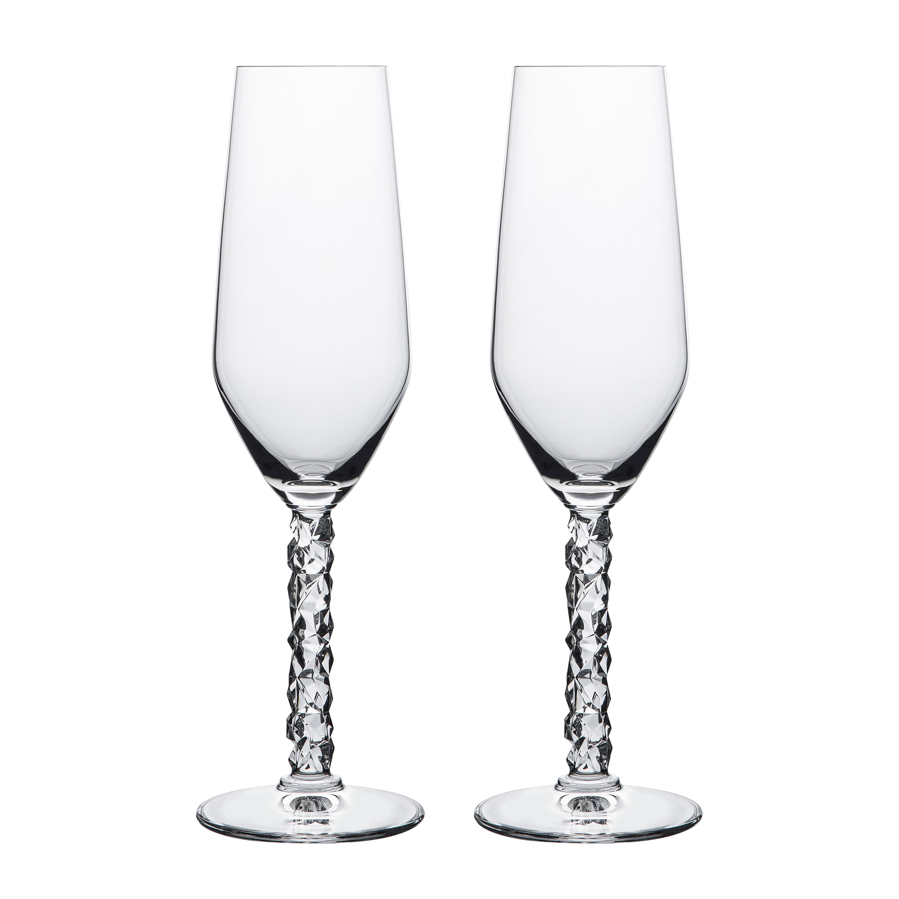 2 Copas de champagne Carat 24 cl.j2{font-size:18px}transparente