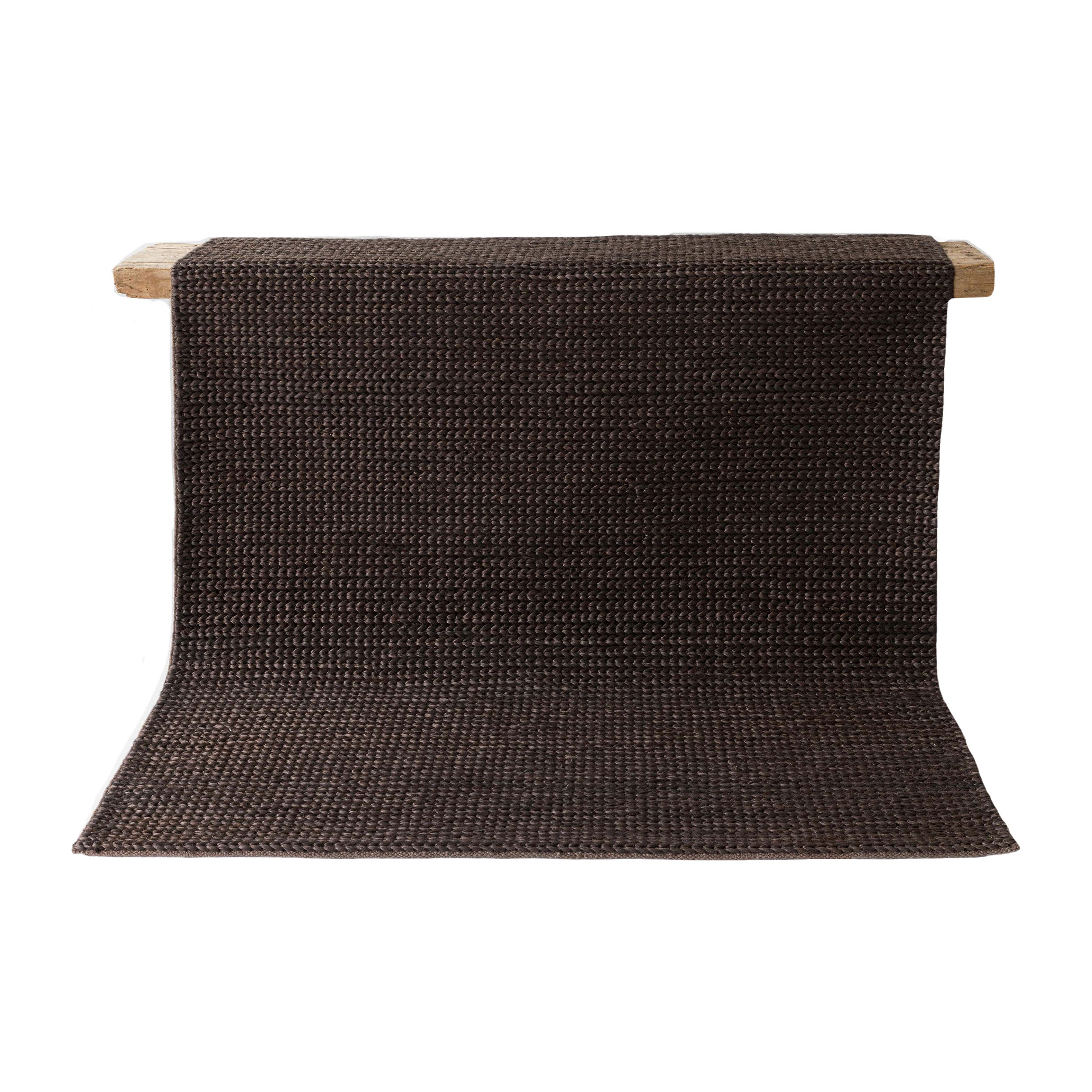 Alfombra de cáñamo Mid knot 200×300 cm.j2{font-size:18px}Brown
