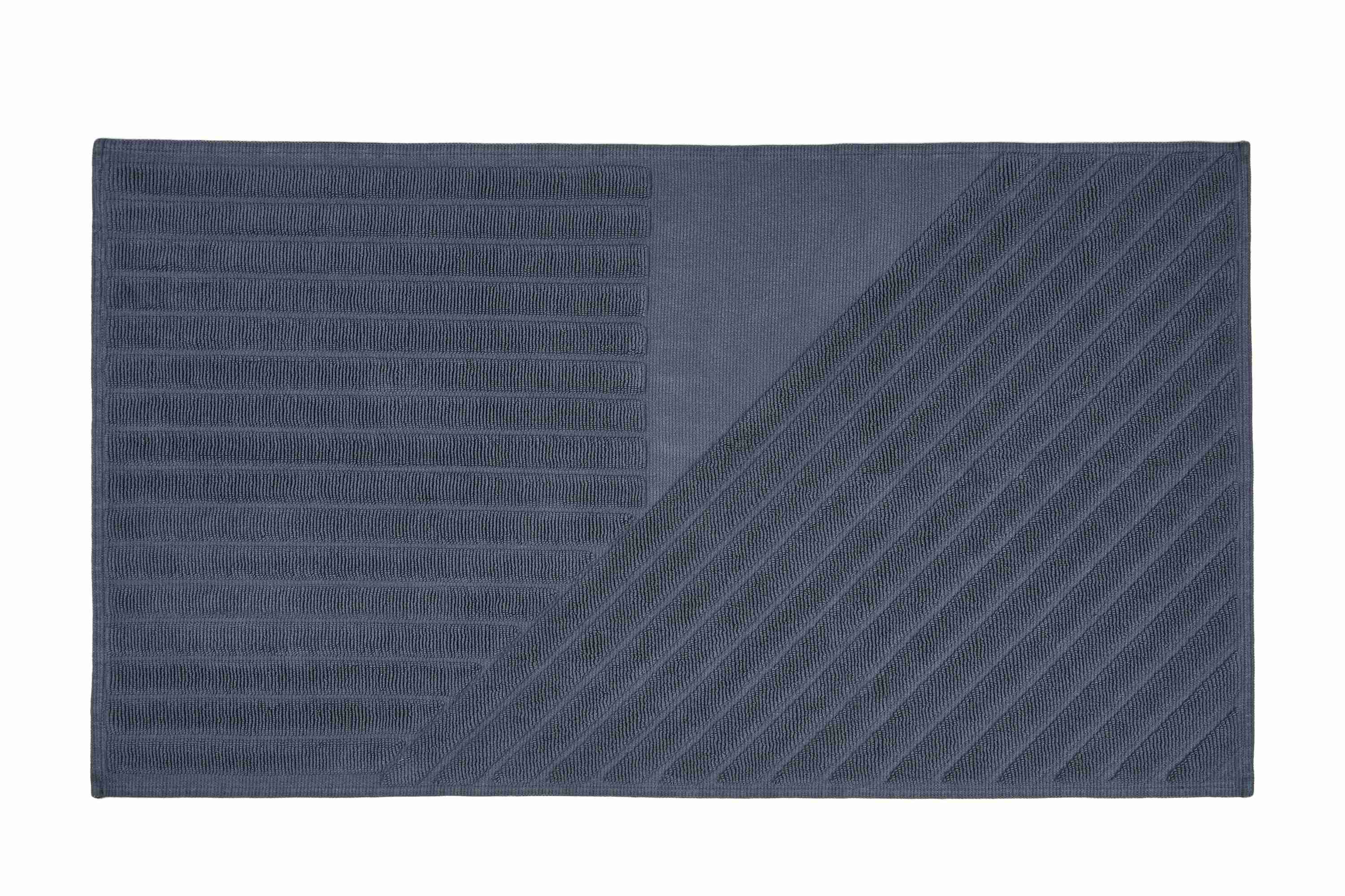 Alfombra de baño Stripes 50×90 cm.ju{font-size:18px}azul
