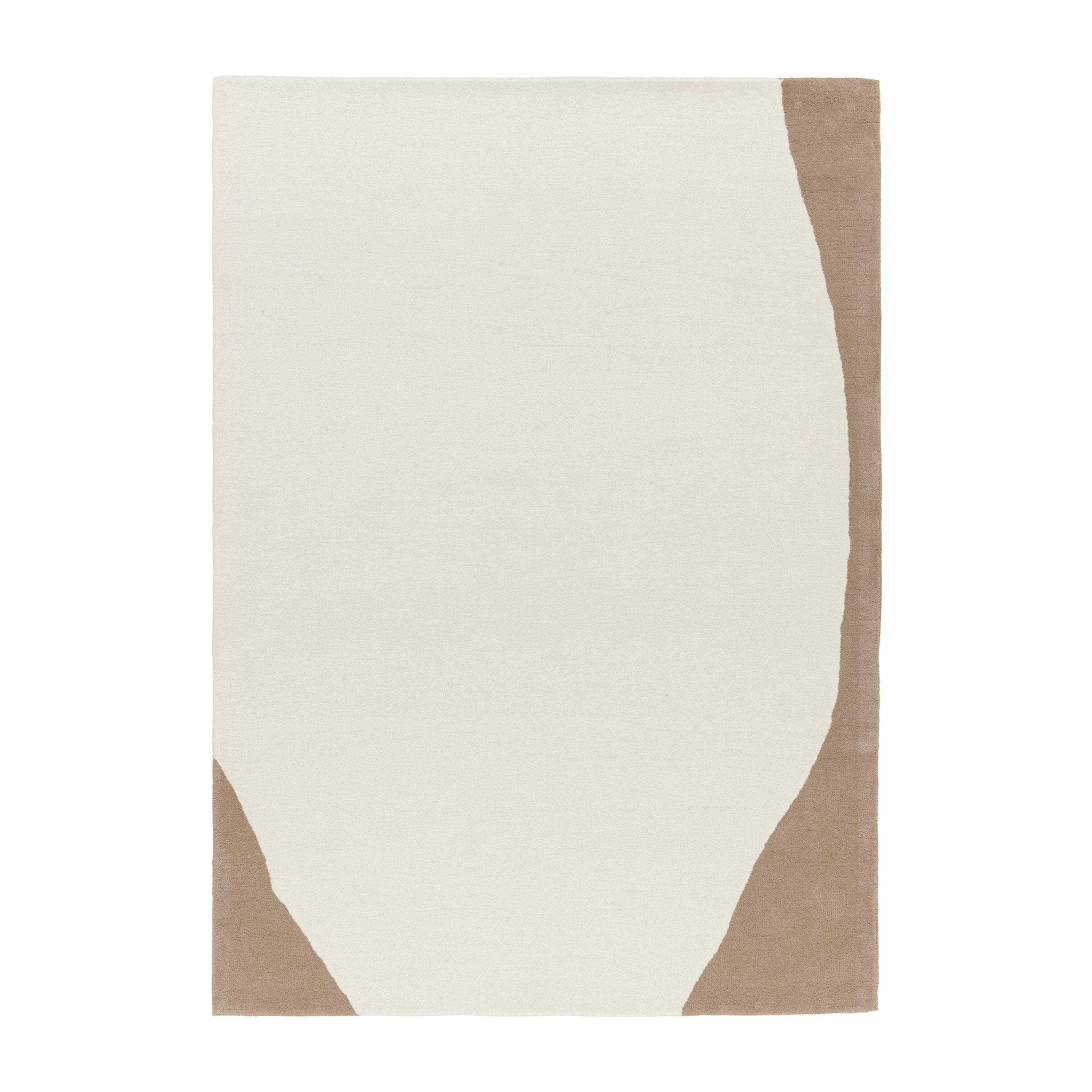 Alfombra de lana Flow blanco-beige.jr{font-size:18px}200×300 cm